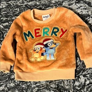 NWOT 18M Bluey “Merry” Sweater